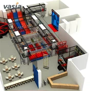 Tırmanma Oyunu ile Çekici Çocuk Ninja Okulu