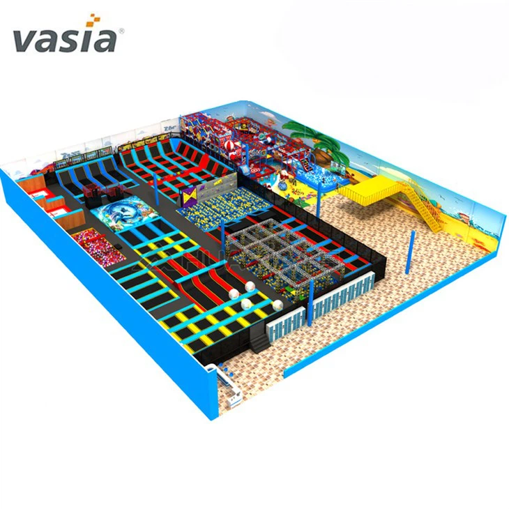 Indoor Large Trampoline Park Equipment